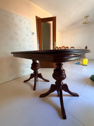Mesa de salon (madera) extensible 1,80m