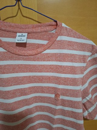 Camiseta Rayas Rojas y Blancas Talla S