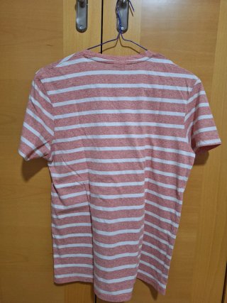 Camiseta Rayas Rojas y Blancas Talla S