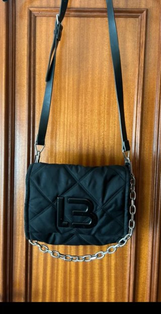 Bolso Bimba y Lola Negro y Plateado
