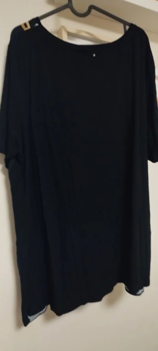 Camiseta Rayas Gafas Flores Talla Grande