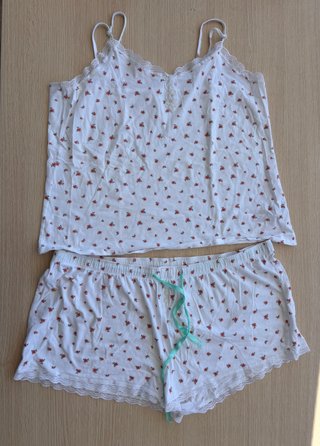 Pijama corto Primark floral XXL