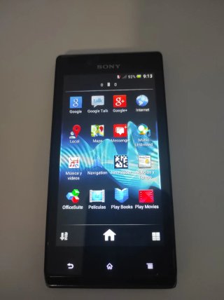 Sony Xperia ST26i Negro
