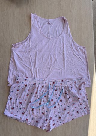 Pijama corto Primark floral XXL