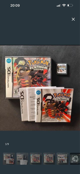 Pokémon Platinum Nintendo DS USA Completo