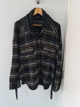 Sobrecamisa The Kooples cuadros lana
