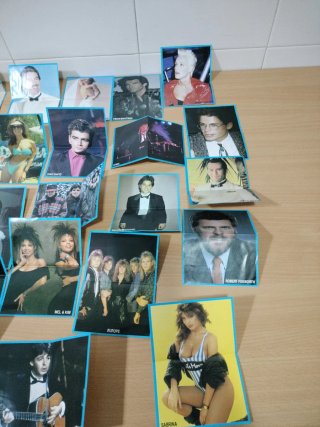 Cromos Adhesivos SÚPER HITS Años 80 ¡Impecables!