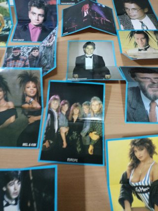 Cromos Adhesivos SÚPER HITS Años 80 ¡Impecables!