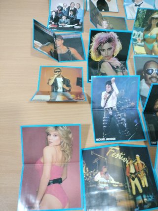 Cromos Adhesivos SÚPER HITS Años 80 ¡Impecables!