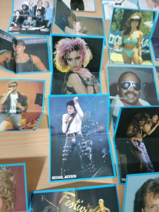 Cromos Adhesivos SÚPER HITS Años 80 ¡Impecables!