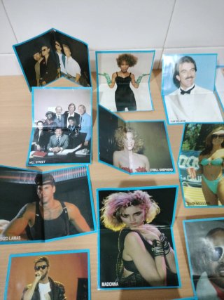 Cromos Adhesivos SÚPER HITS Años 80 ¡Impecables!