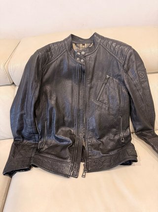 Chaqueta Belstaff Negra Piel