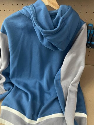 Chaqueta Jordan Original Azul y Gris
