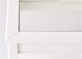 Mueble recibidor madera blanco