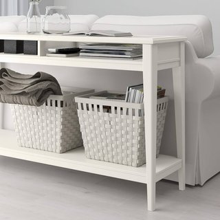 Mueble recibidor madera blanco
