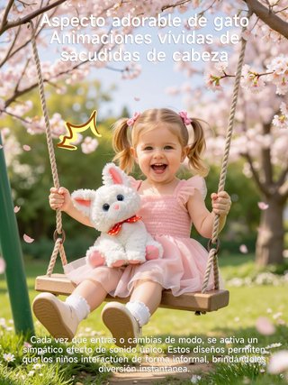 Gato Peluche Interactivo Habla y Canta NUEVO