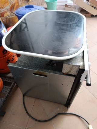 Vitrocerámica y horno Teka