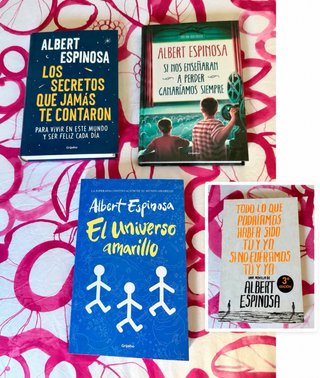 Lote 4 libros Albert Espinosa