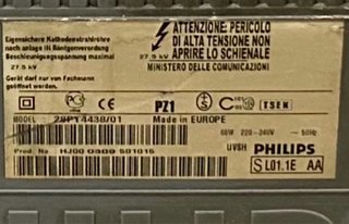 Televisor Philips 28 CRT Gris