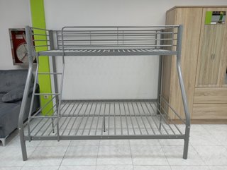Litera Matrimonial Gris Metálica