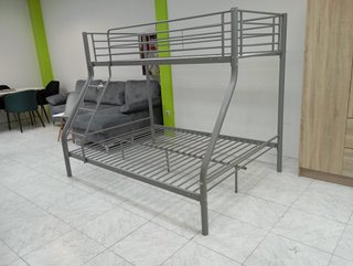 Litera Matrimonial Gris Metálica