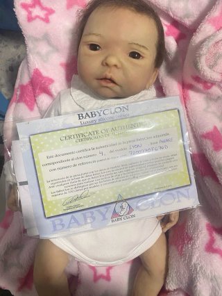 Muñeca Reborn Babyclon Silicona