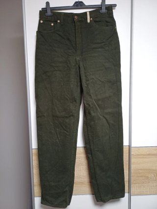 Pantalón pana verde Y2K