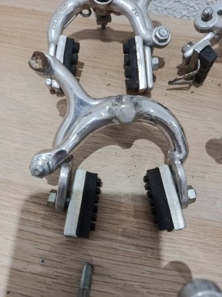 Lote 6 puentes sueltos de freno bicicleta clásica