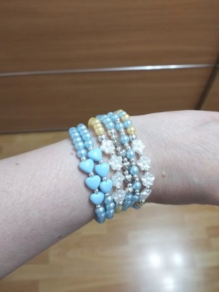 Set di 6 Braccialetti Elastici da 19,5 cm