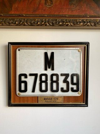 Lote Matrículas SEAT 131, 600 y 124.  Vintage