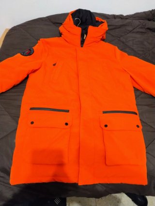 Parka Superdry roja acolchada