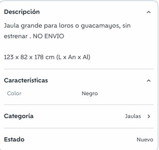 Jaula grande para loro , guacamayos, cacatúa super