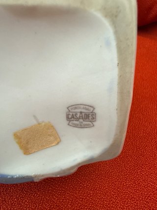 Lampara de Noche Cerámica Vintage Bebé Durmiendo