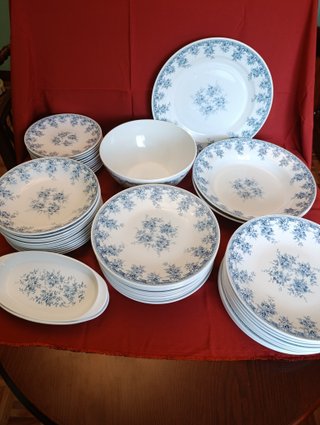 Vajilla Rivanel France Vintage 54 Piezas
