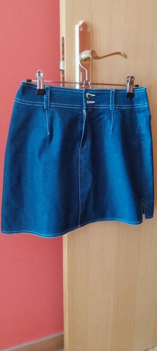 Falda vaquera azul