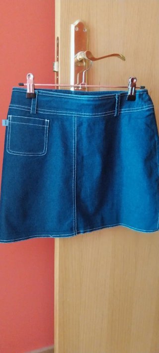 Falda vaquera azul