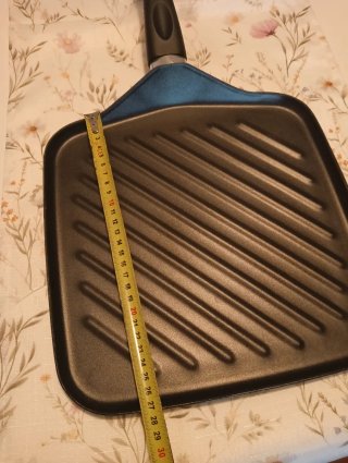 Sartén Grill Negra y Azul