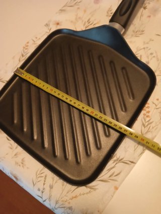 Sartén Grill Negra y Azul