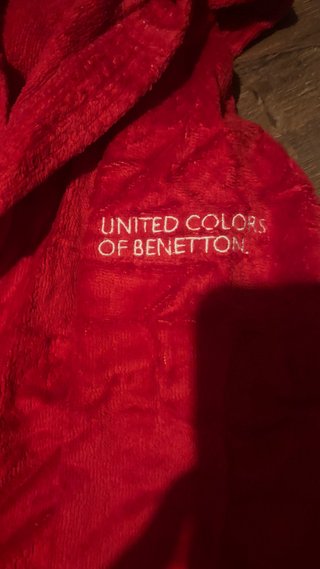 Albornoz United Colors of Benetton Rojo Talla Únic
