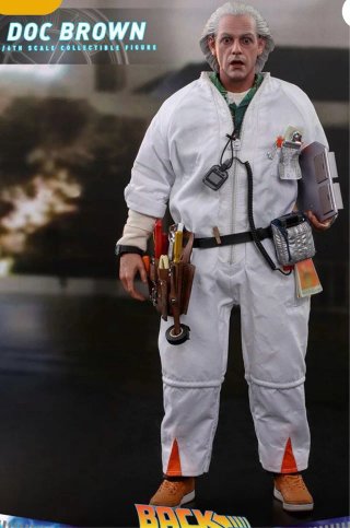 Figura Doc Brown Hot Toys 1/6