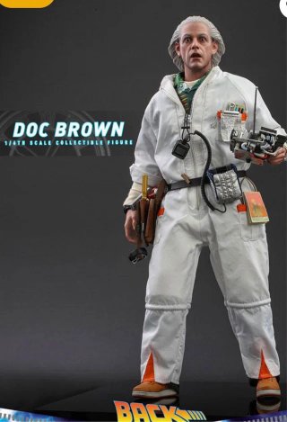 Figura Doc Brown Hot Toys 1/6