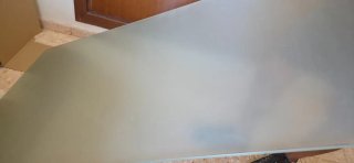 Cristal templado traslúcido para escritorio