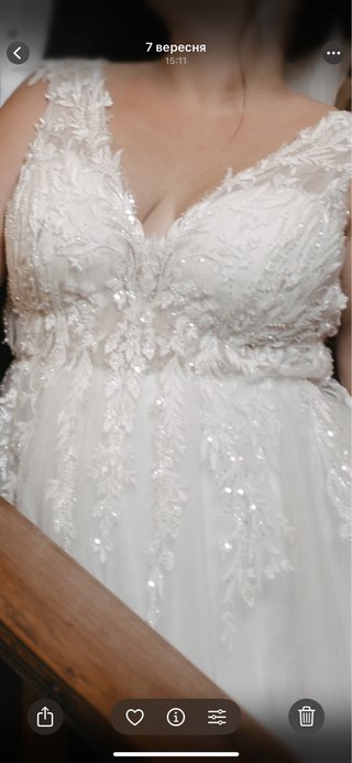 Vestido de novia talla XL