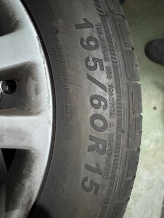 Llantas Honda Civic EP2 Originales con Neumático