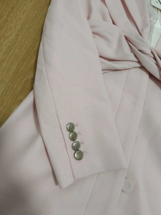 Vestido blazer Zara rosa S