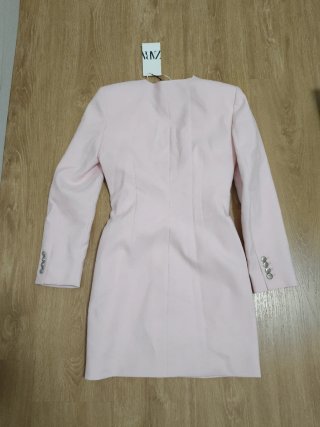 Vestido blazer Zara rosa S