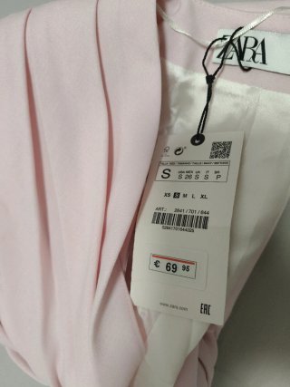 Vestido blazer Zara rosa S