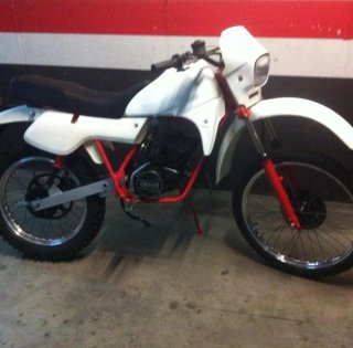 Moto Derbi FD Enduro/Motocross Blanca