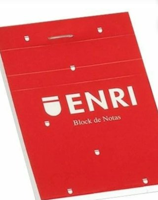 Block de Notas ENRI Rojo