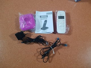 Teléfono Inalámbrico DAEWOO DTD-1250PK Rosa/Blanco